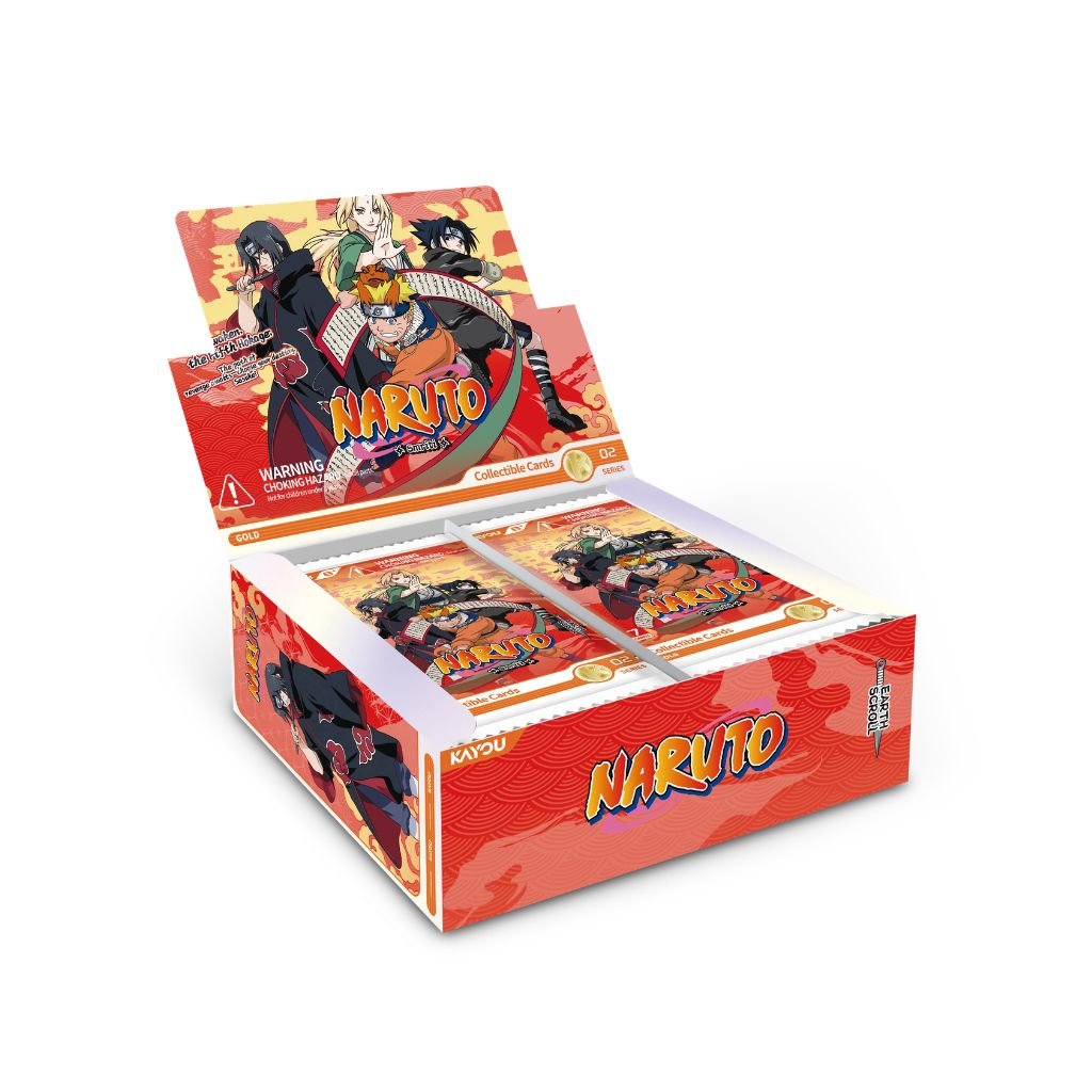 KAYOU Naruto: Earth Scroll — Série 2 — Booster box · Inglês